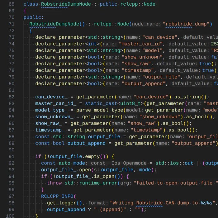 C++ source of a ROS 2 node